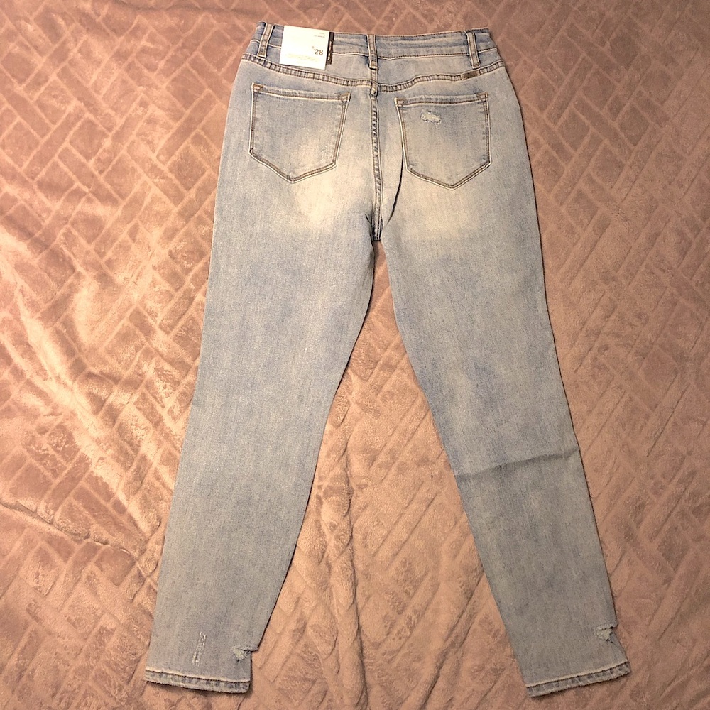 LAST 1! 5🌟 SELLER Billie Split Ankle Distress Skinny Jean - Picture 7 of 8